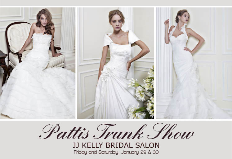 J.J. Kelly hosting Pattis Bridal Gown Trunk Show