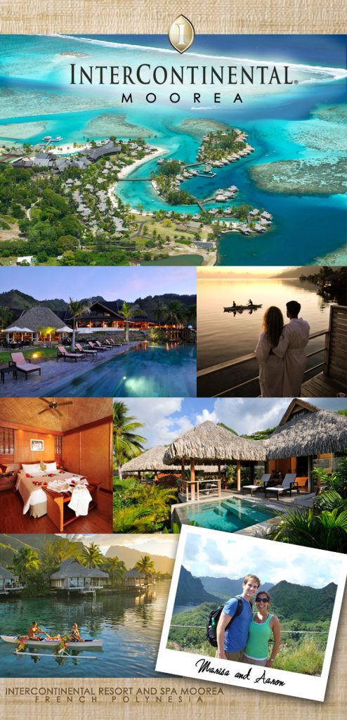 Brides of Oklahoma honeymoon hot spot intercontinental moorea resort and spa