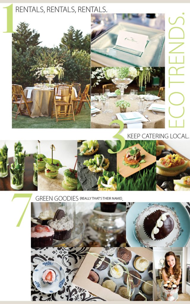 Wedding Eco Trends, Gibson Events, Lindsay Gibson