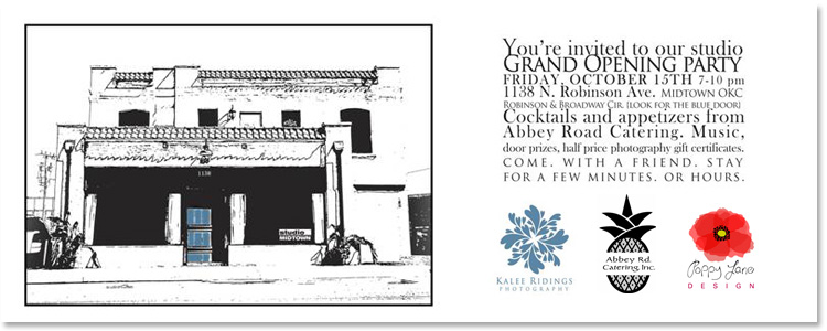 Studio Midtown Grand Opening - Kalee Ridings Photography, Abbey Road Catering, Poppy Lane Designs