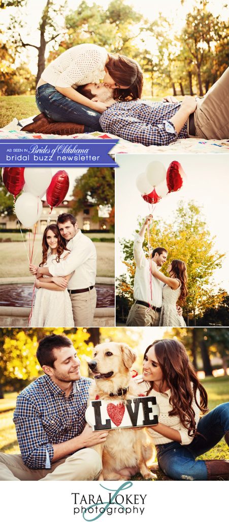 Almost married couple captured by Oklahoma wedding photographer Tara Lokey Photography