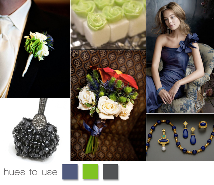 blue and green Oklahoma wedding inspiration