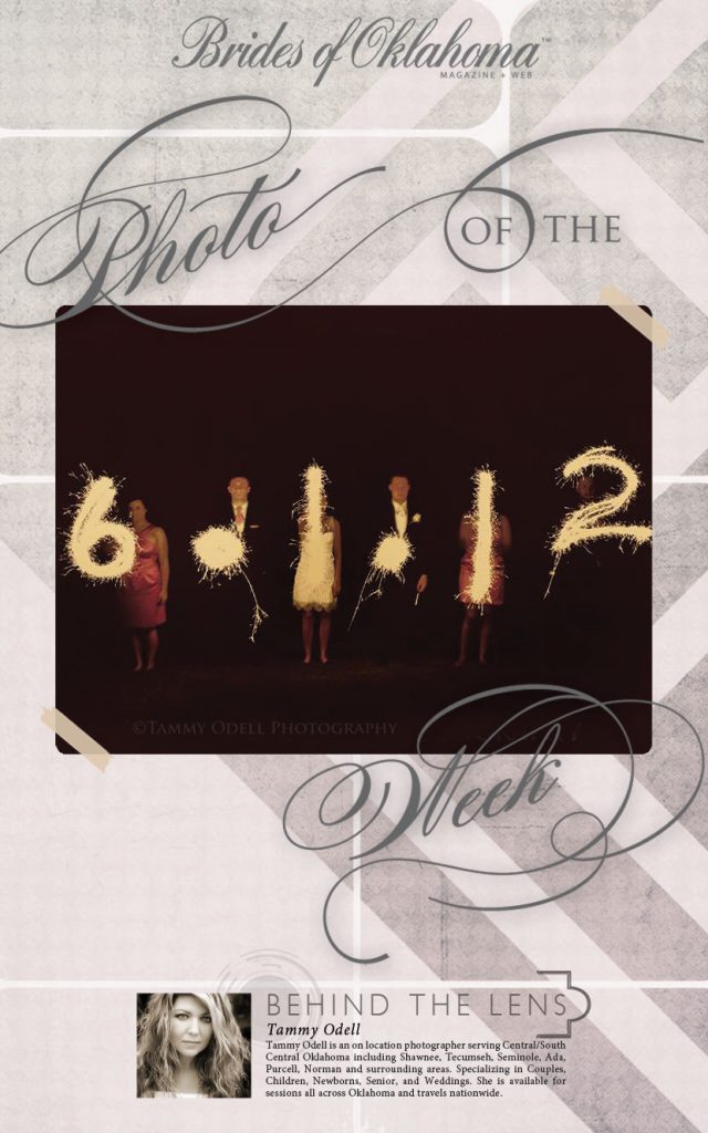 Photo of the week from Oklahoma wedding photographer Tammy Odell Photography