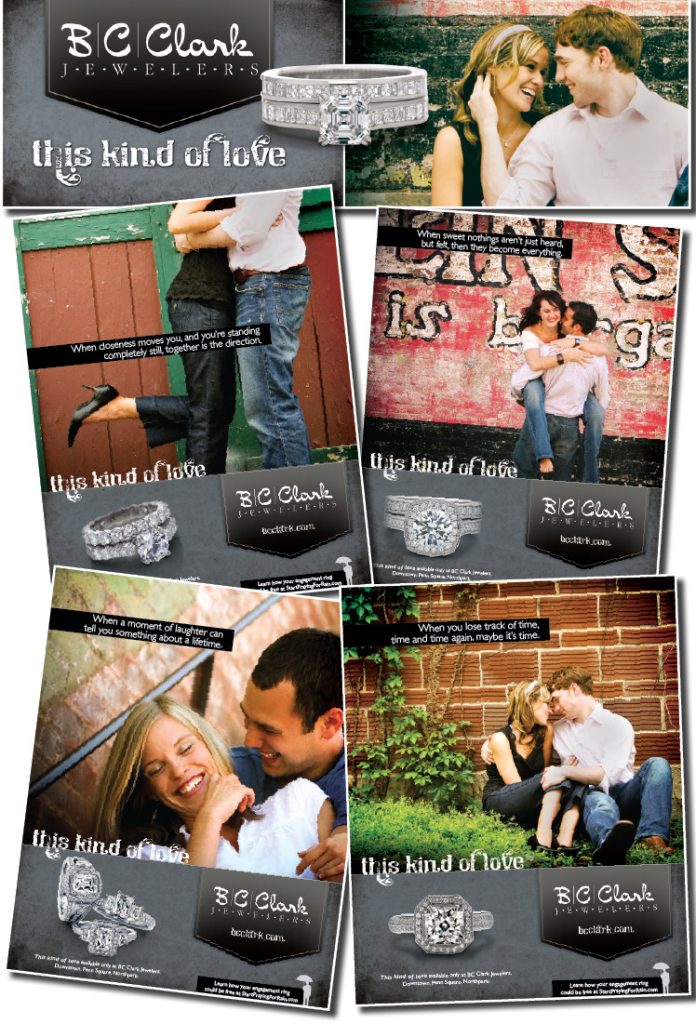This Kind of Love Ad Campaign by BC Clark Jewelers in Oklahoma City