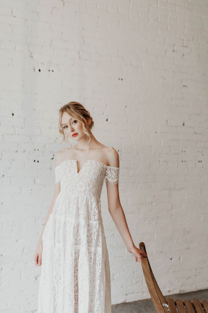 statement piece bridal look