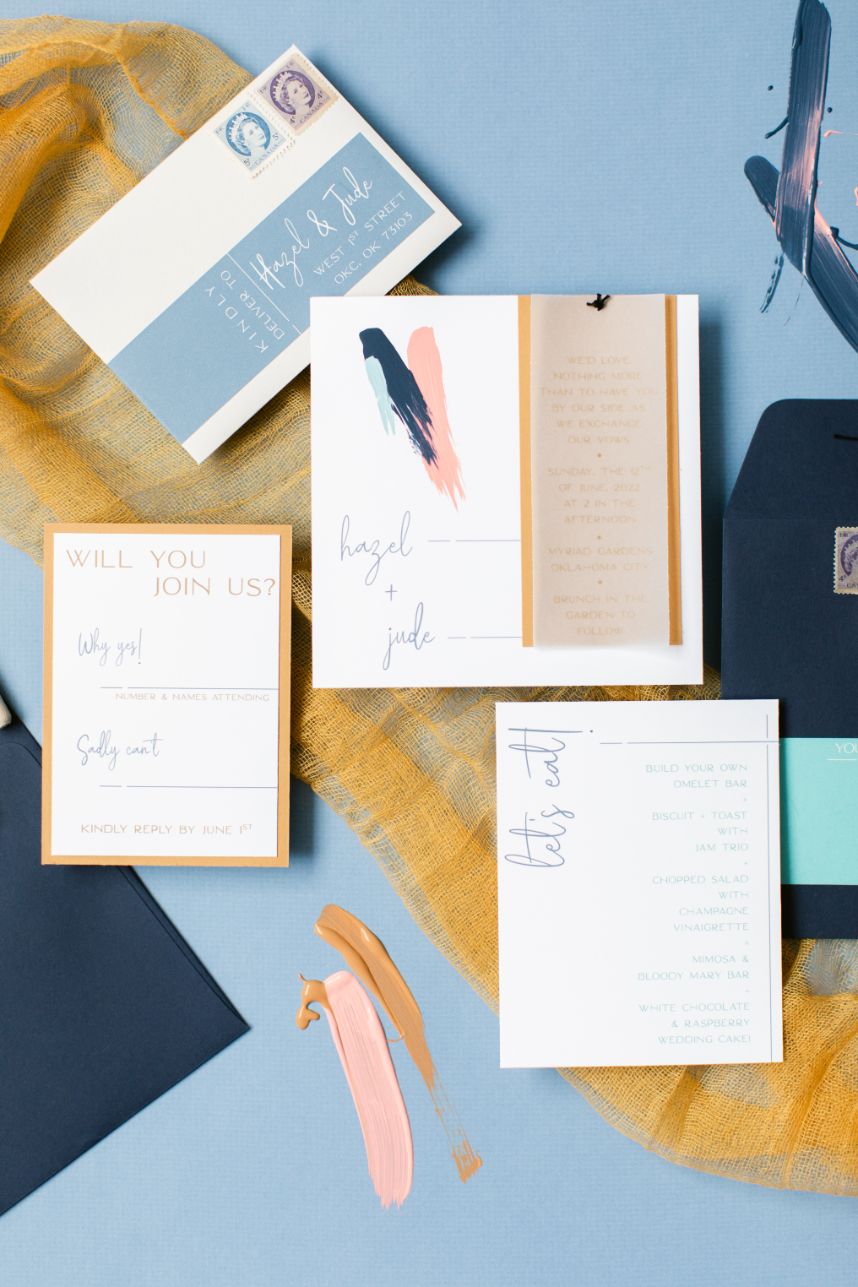 Oklahoma wedding sweets and invitation suites