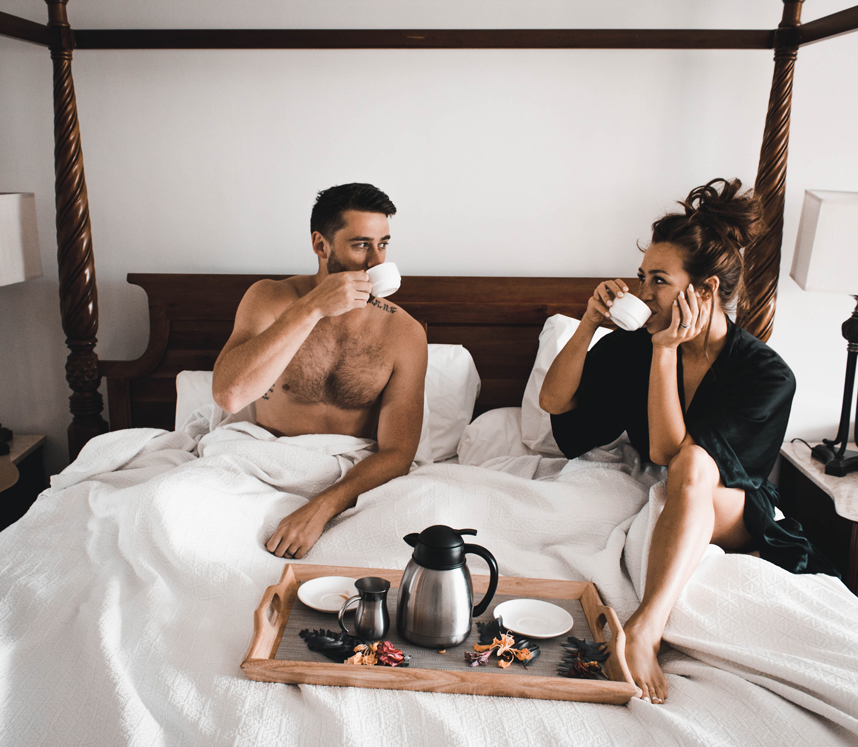 coffee in bed
