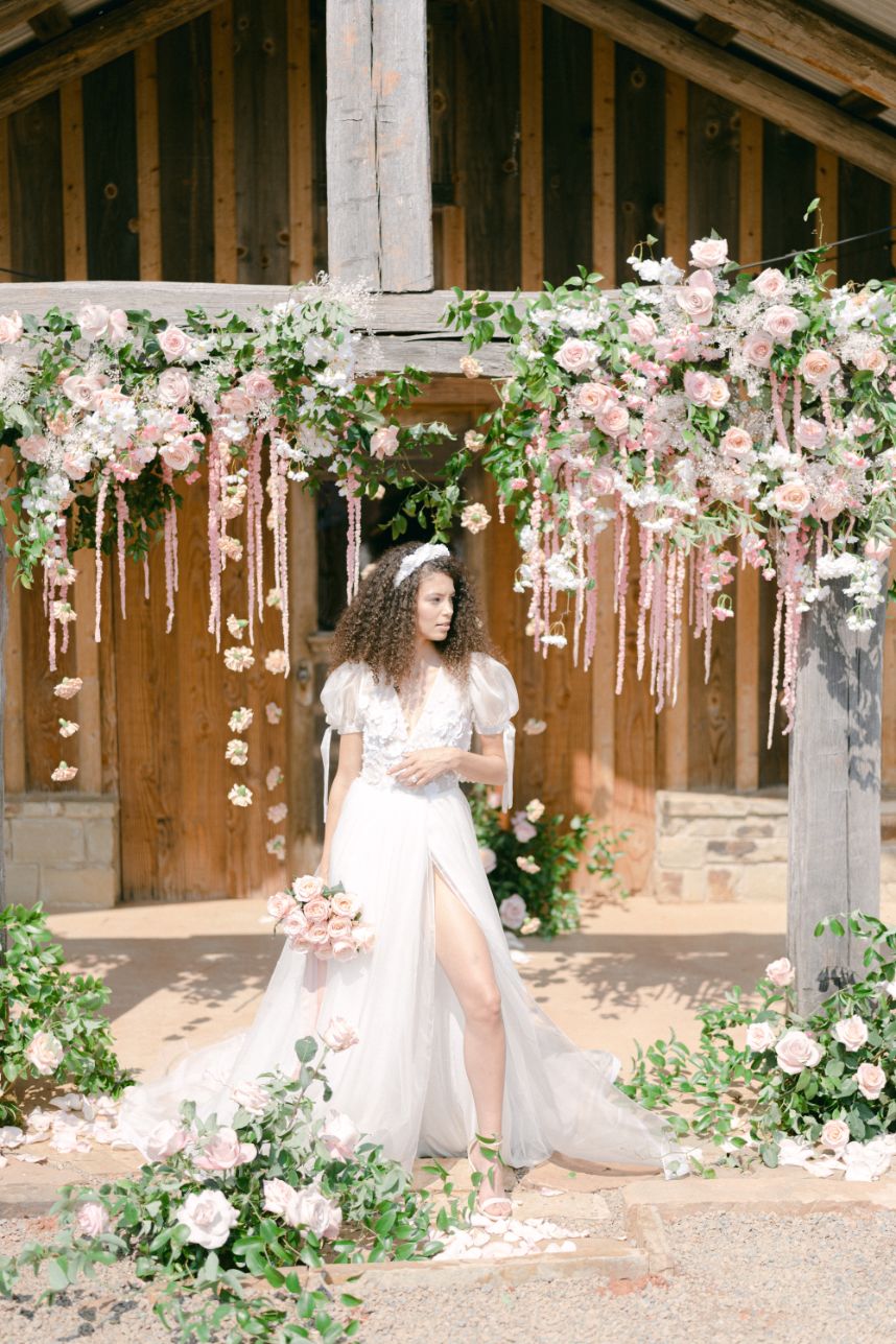 Valentine bridal wedding fashion