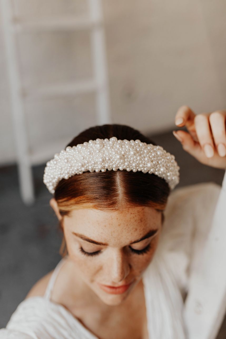 statement piece bridal look