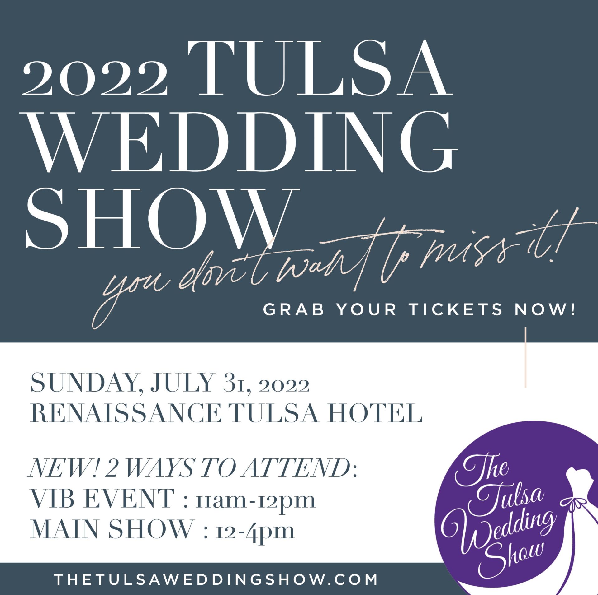 tulsa wedding show july 2022
