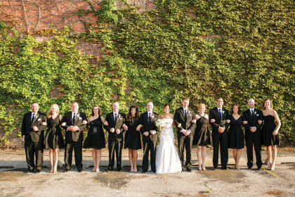 woodland romance wedding from malyn made featuring bold pink florals