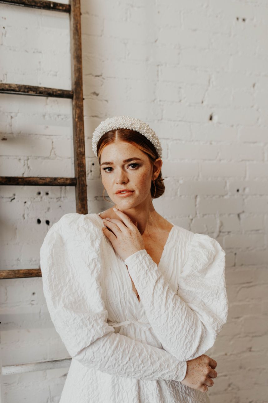 statement piece bridal look