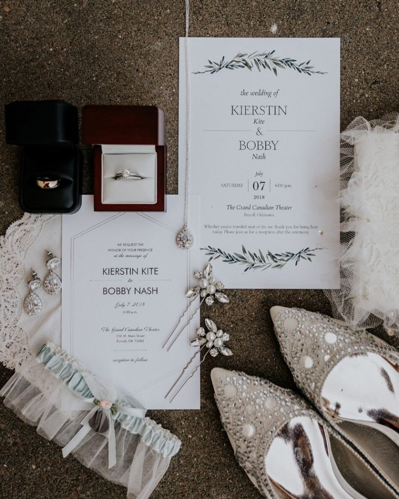 Kierstin Kite Weds Bobby Nash | Hunter Green Wedding, image size:819x1024