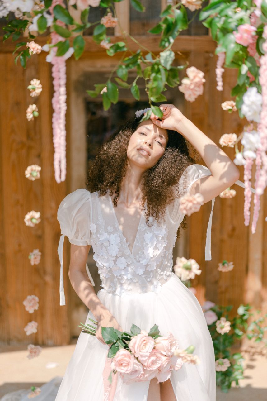 Valentine bridal wedding fashion