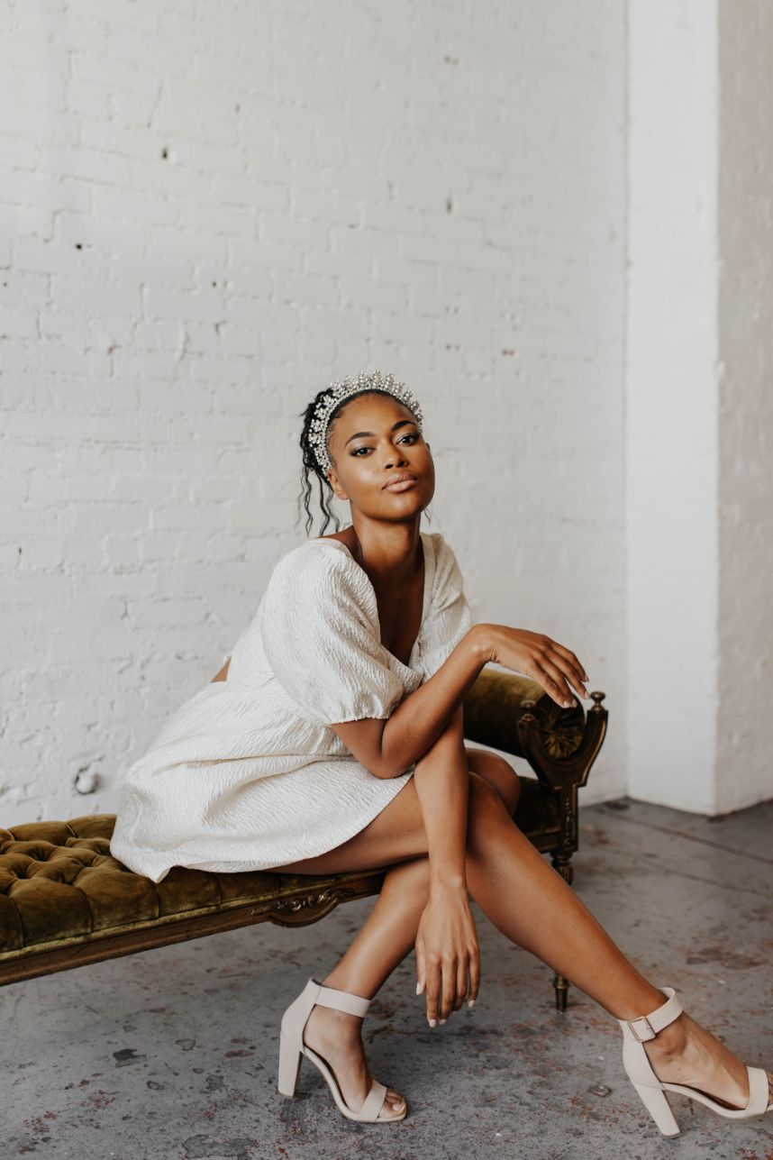 statement piece bridal look