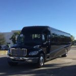 black trasnportation van