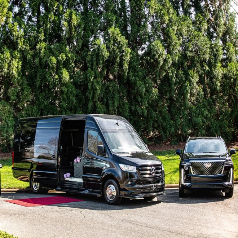 two black transportation vans in raleigh nc