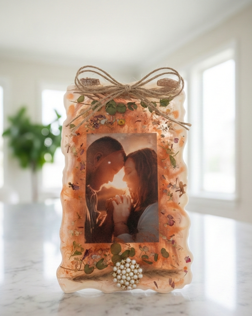 Glass jar filled with caramel popcorn tied with rustic twine bow
