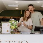 Roaming Retro Roast vintage-style coffee truck for wedding catering services