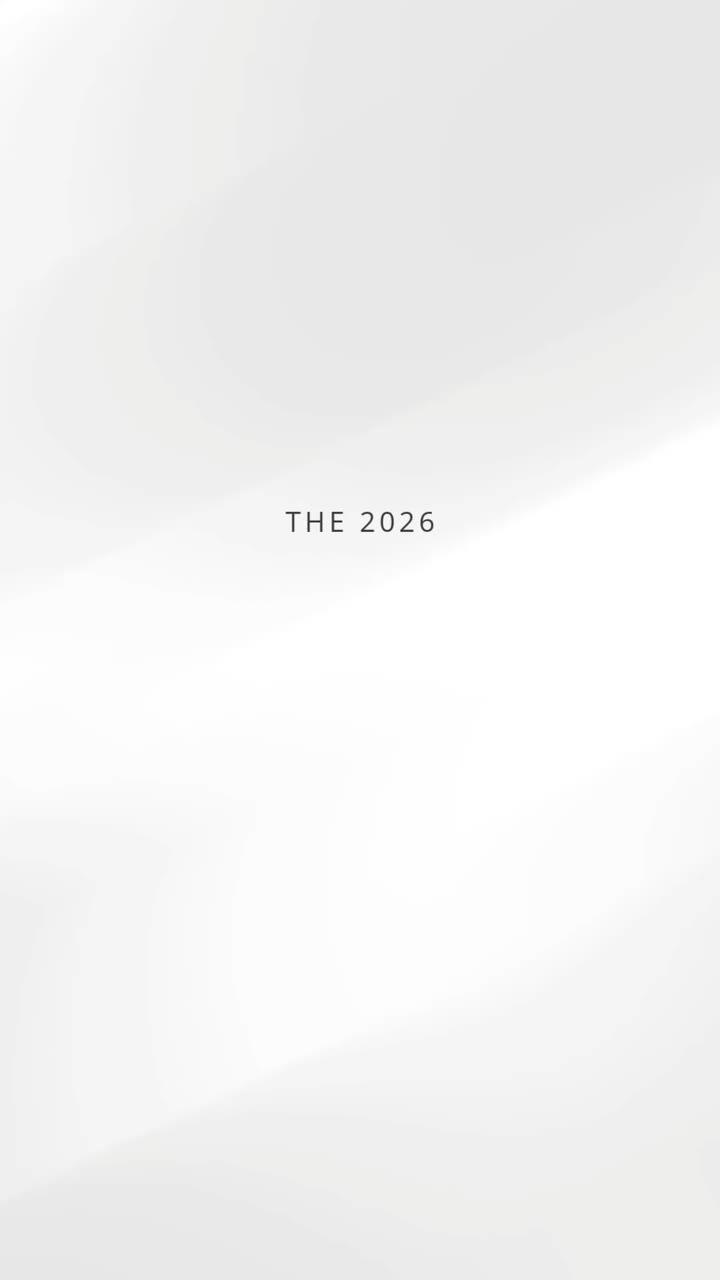 The 2026 wedding planning guide cover with minimalist typography