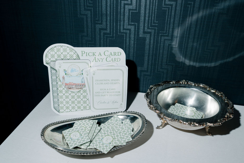 Custom matchbook favors by Fête Society.