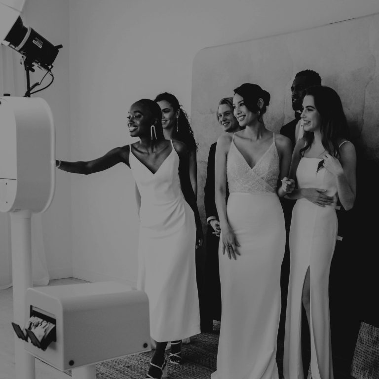 luxury photo booth experience at cleveland wedding