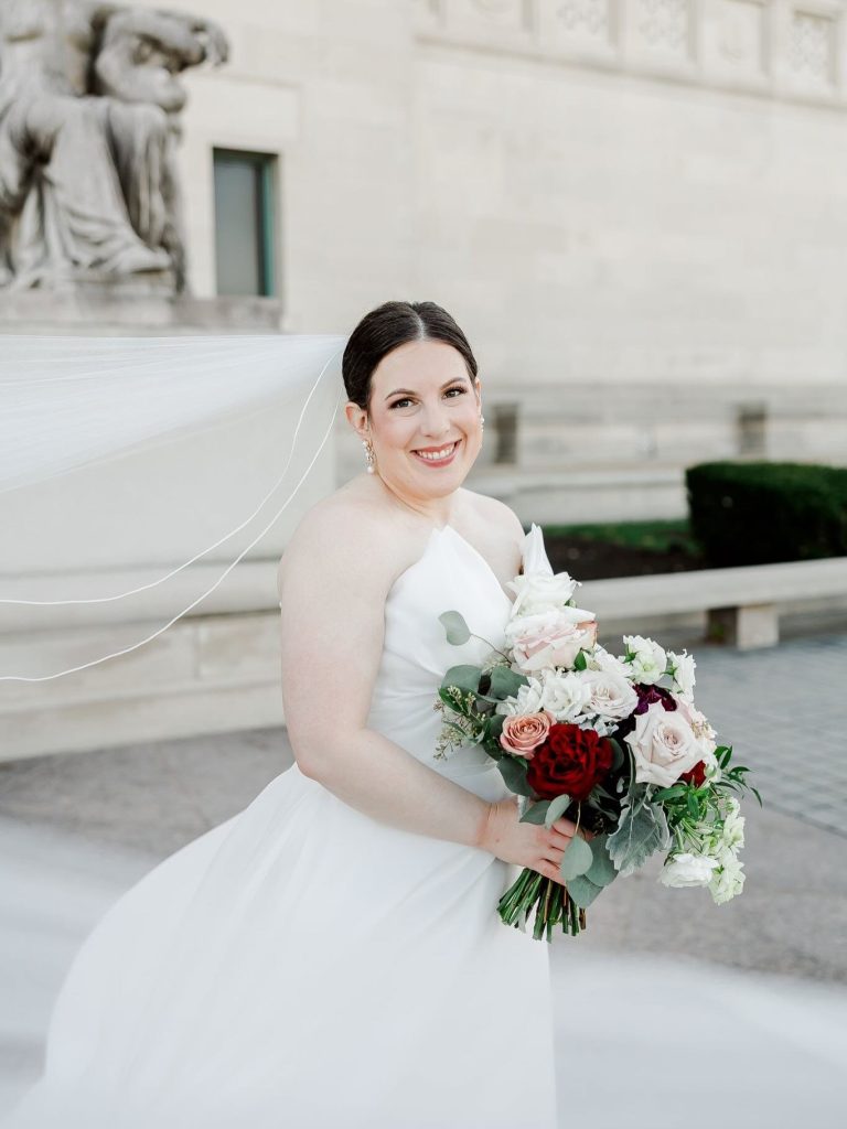 Bridal portrait captured by Danielle Ambry Photography.