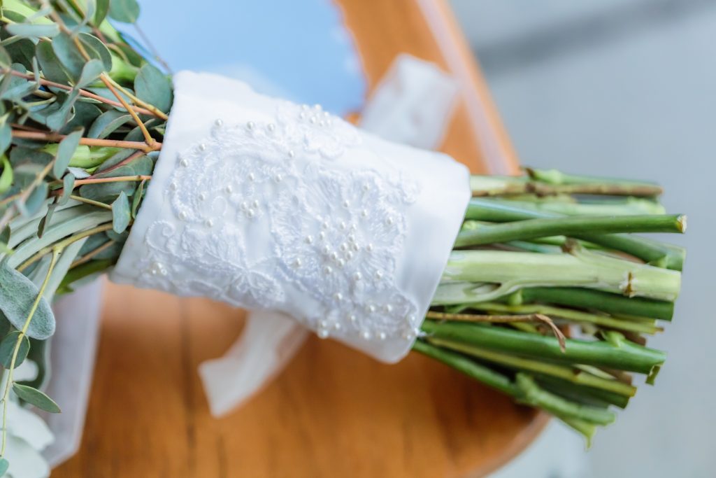 Bouquet sleeve created by Still Her Dress.