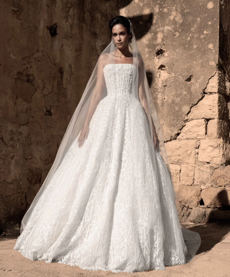 Saiid Kobeisy wedding dress sample sale at upscale dress shop in church falls virginia