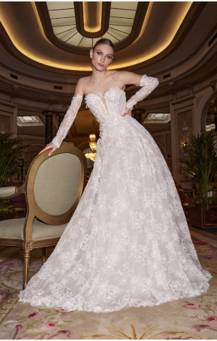 sample sale at upscale bridal shop