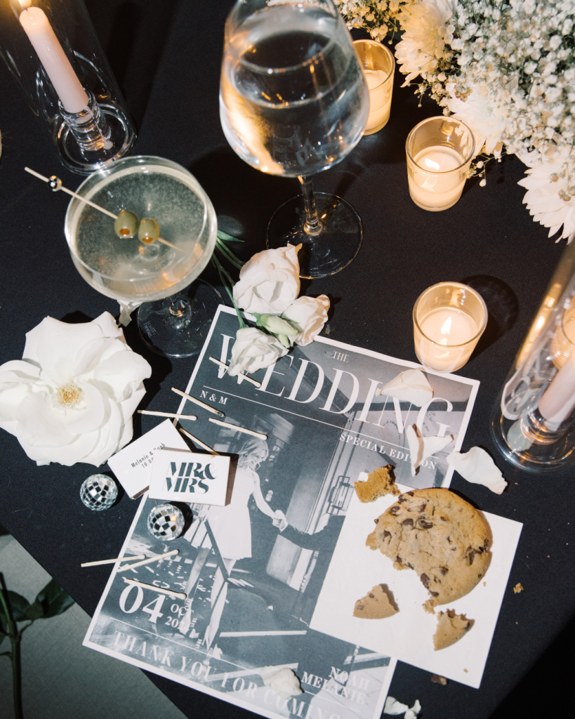 reception detail photo modern photography wedding magazine
