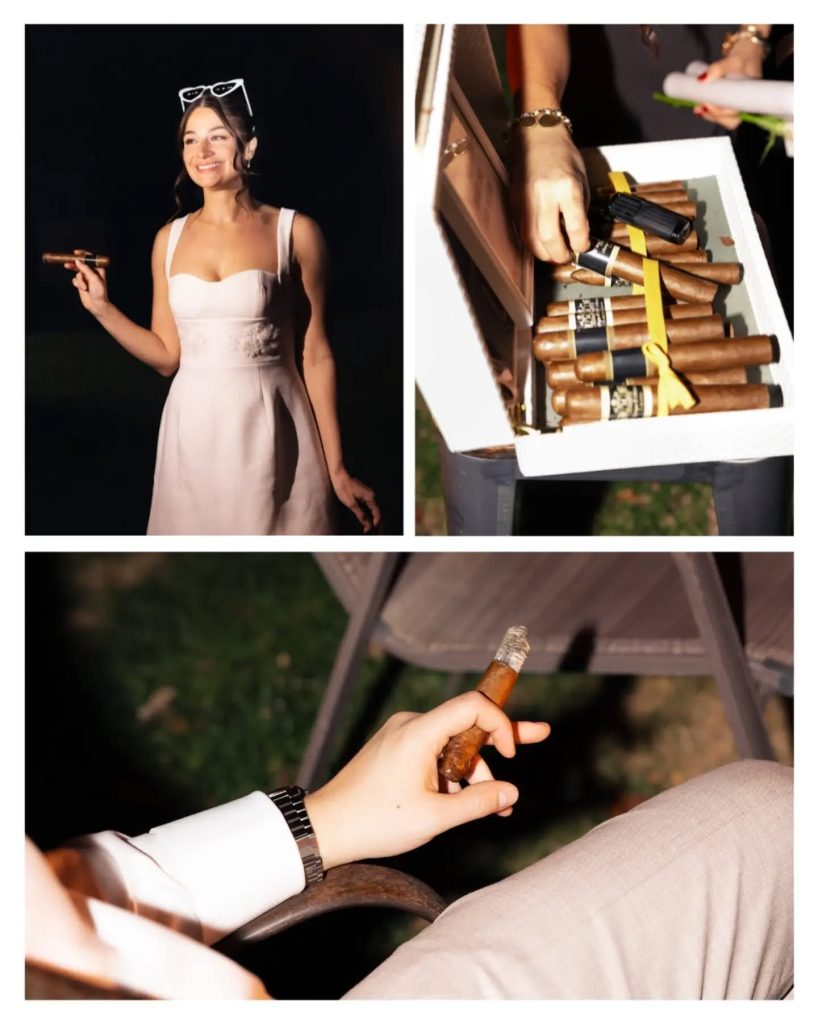 cigar lounge at wedding reception space to pay homage to cuban heritage
