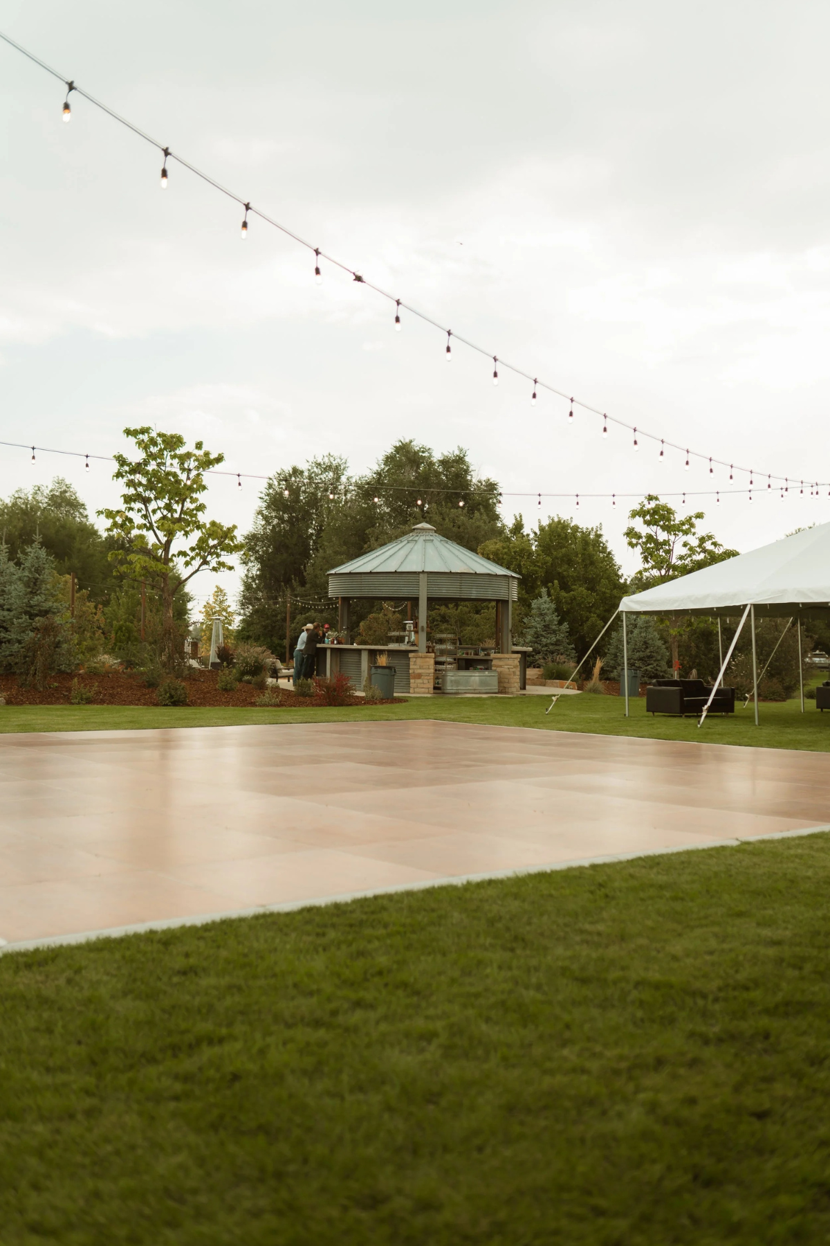 Outdoor dance floor