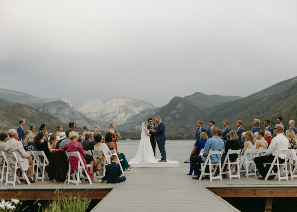 Grand Lake wedding ceremony
