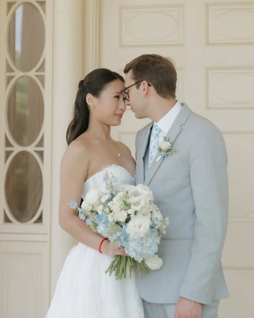 bride and groom portrait session in leesburg virginia